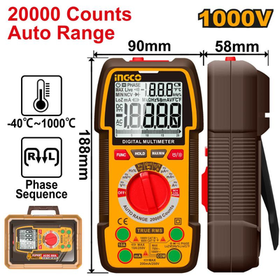 Ingco digital multimeter, , medium