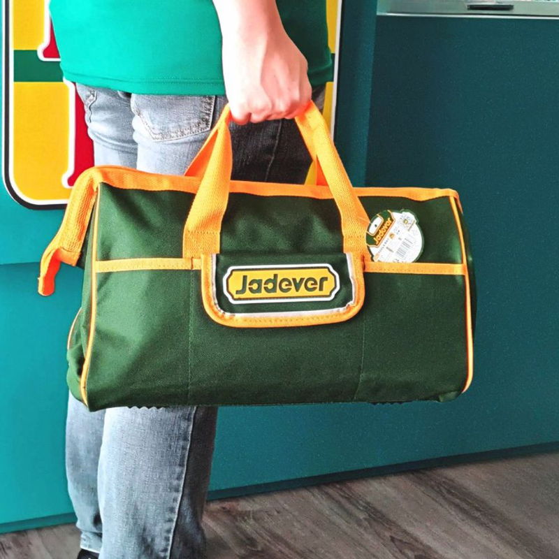 Jadever τσάντα εργαλείων 16" έως 12kg με άκαμπτο πλαίσιο & ενισχυμένο πολυεστέρα, , medium-null