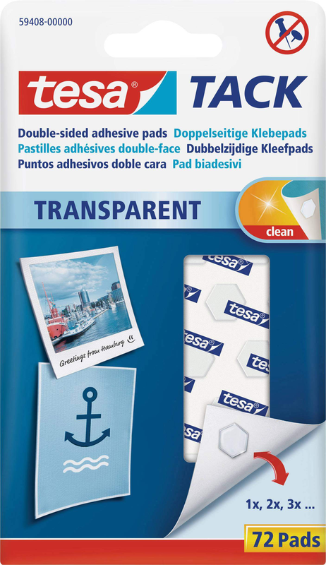 Product image: Tesa 72pcs tack transparent, , medium-null