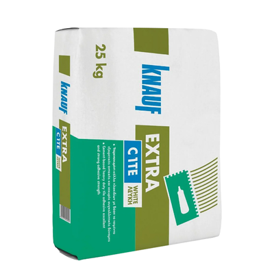 Knauf tile adhesive knauf extra c1te gray 25kg, , medium