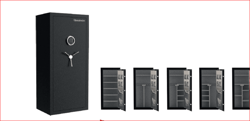 Product image: G2459e large security safe with advanced electronic combination lock dimensions (h x w x d): 150 cm x 55 cm x 69 cm 2-years limited warranty, , medium-null