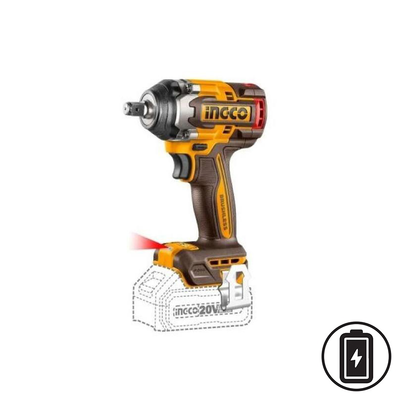 Ingco ciwli20501 impact wrench 500nm 20v solo, , medium-null