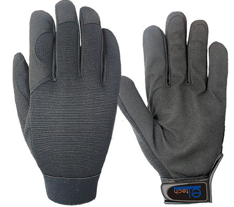 Eltech working gloves black m, , medium-null