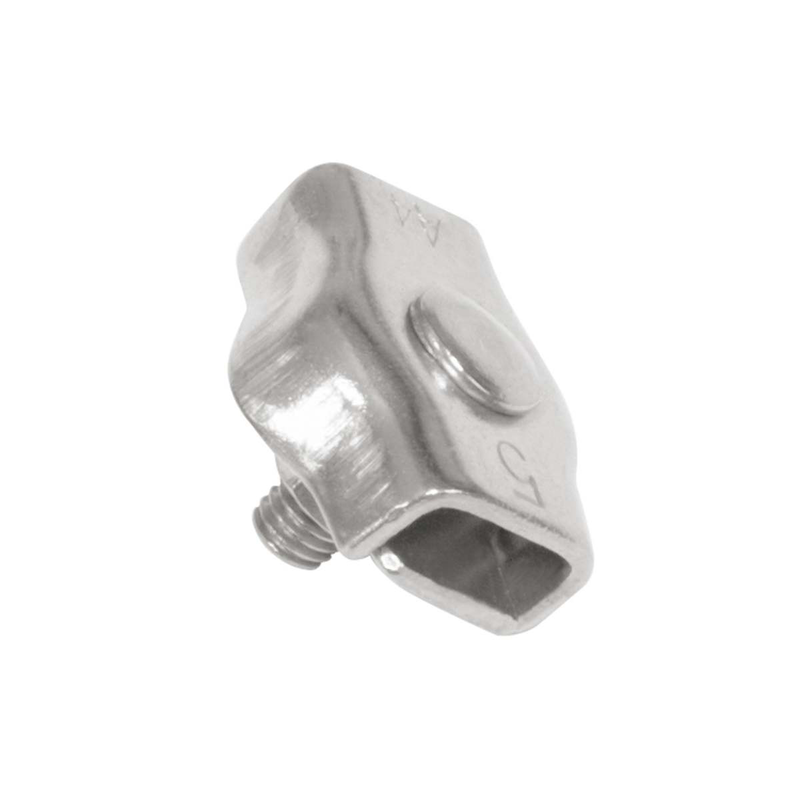 Wire clamp mont. 30105 3mm silver plated-null