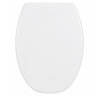 Bisk smile toilet seat with soft closing white 37x42-44cm, , medium