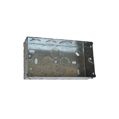 Wall box 2 gang metal