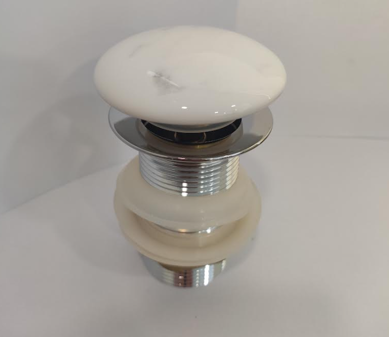 Carrara marble pop-up for basin, , medium image number null
