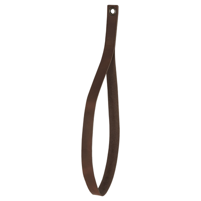 Duraline leather strap 100cm dark brown