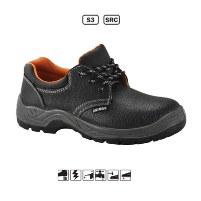 Unimac safety shoes s3 size 45 - black, , medium