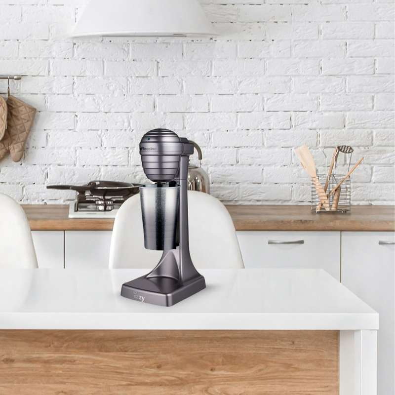 Product image: Izzy συσκευή φραπέ φραπεδιέρα caffeccino με 2 ταχύτητες 500ml γκρίζο, , medium-null