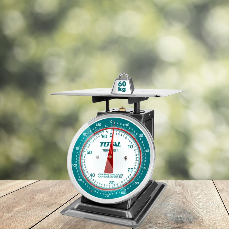 Product image: Total αναλογική επαγγελματική ζυγαριά με ικανότητα ζύγισης έως 60kg και υποδιαίρεση 200gr, , medium-null