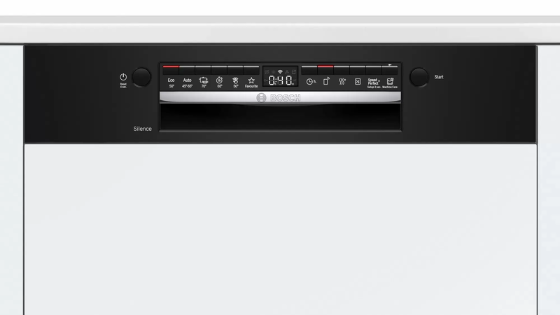 Bosch serie | 4 built-in dish washer 60 cm μαύρο smi4htb31e, , medium-null