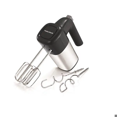 Morphy richards 400512 total control hand mixer - grey, Black, Silver, medium