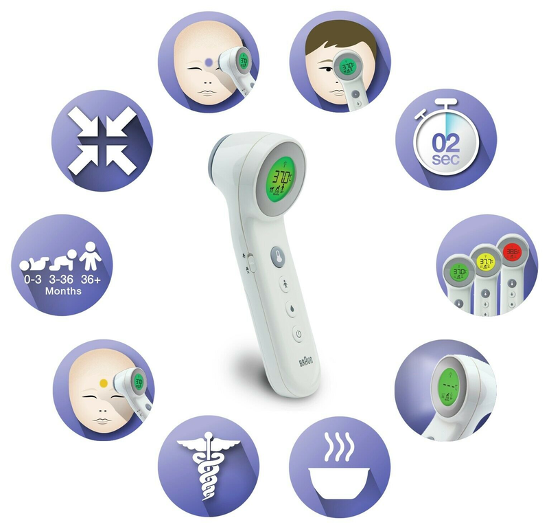 Product image: Braun bnt400 no touch thermometer, , medium-null
