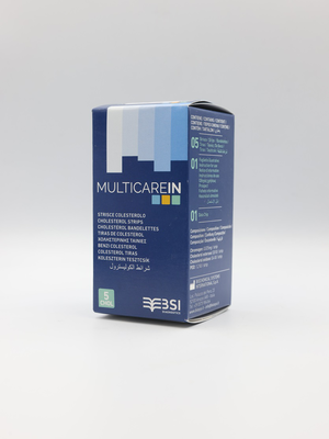 Multicarein cholesterol strips 5x