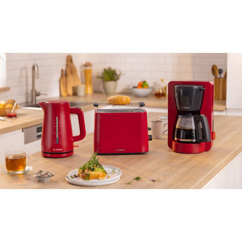 Bosch toaster red 950w, , medium-null