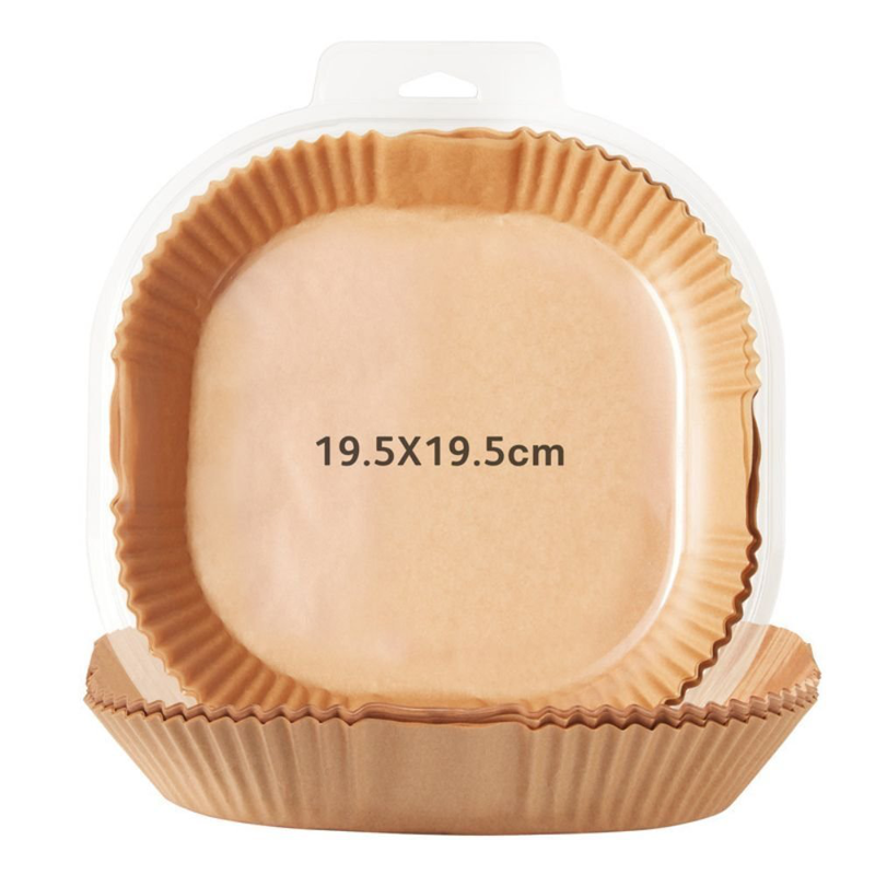 Product image: Τετράγωνο αντικολλητικό χαρτί μιας χρήσης για φριτέζα αέρος izzy (50τμχ), , medium-null