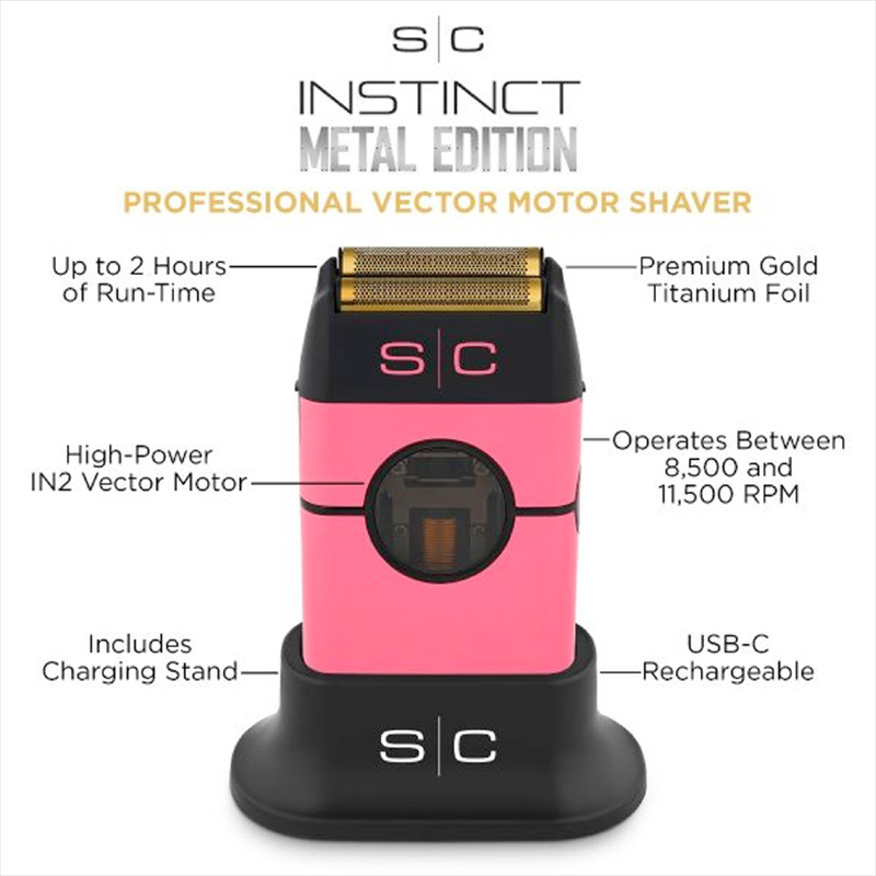 Sc instinct shaver pink, , medium-null