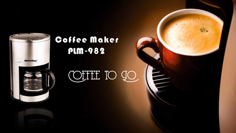 Product image: Matestar plm-982 coffee maker 10-12 cups 1080w, , medium-null