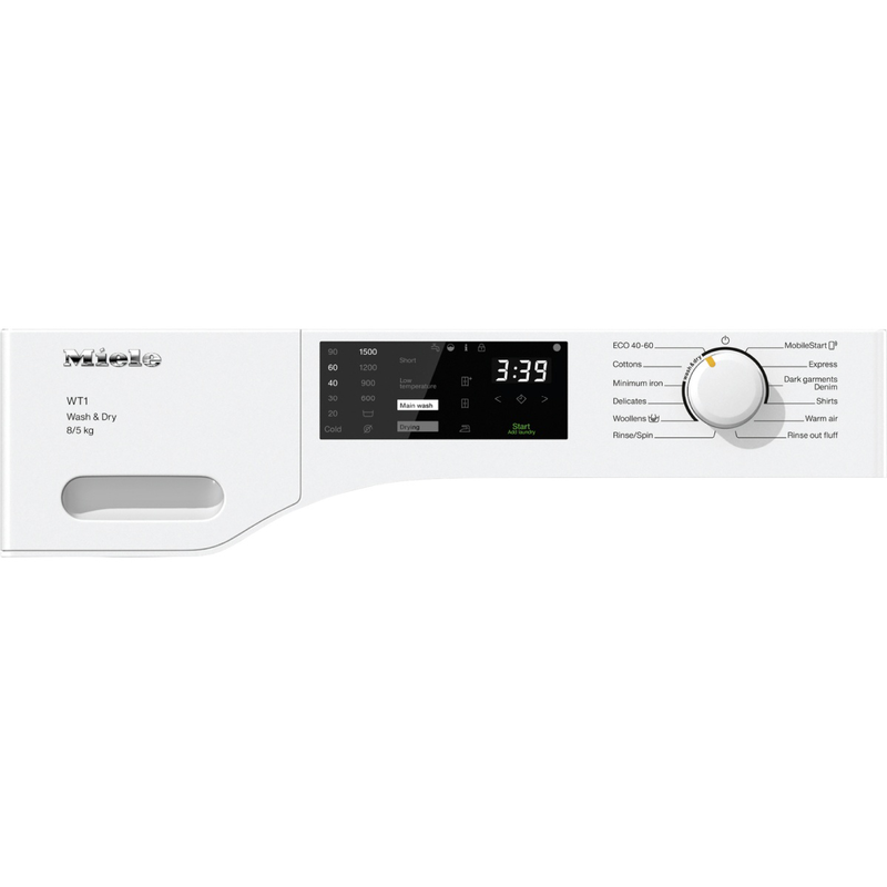 Miele wtd160 wcs free standing washing machine & dryer washing&nbsp; capacity: 8kg /&nbsp;drying&nbsp; capacity: 5kg 12091930, , medium-null