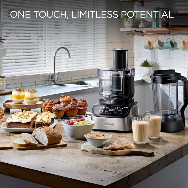Kenwood multipro onetouch πολυμίξερ & μπλέντερ 1000w 3l ασημί, , medium-null