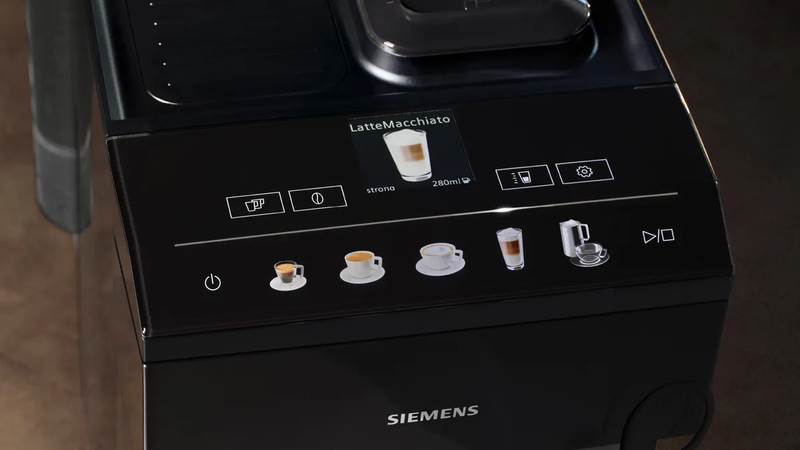 Siemens tp511r09 fully automatic espresso coffee machine eq500 classic piano black, black, , medium-null