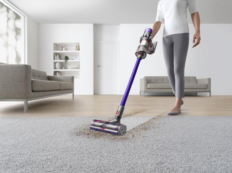 Dyson v11 advanced stick vacuum 545w 60 min bagless nickel, purple-null
