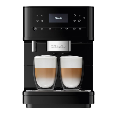 Miele cm 6160 milkperfection αυτόματη καφετιέρα espresso 1450w 15bar με Wi-Ficonn@ct, onetouch for two & teatimer obsidian black, , medium