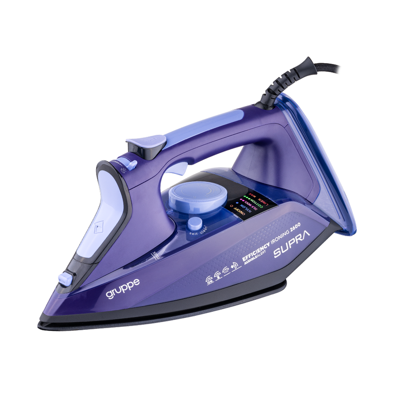 Gruppe supra aj-2089a steam iron 2600w with ceramic plate, , medium-null