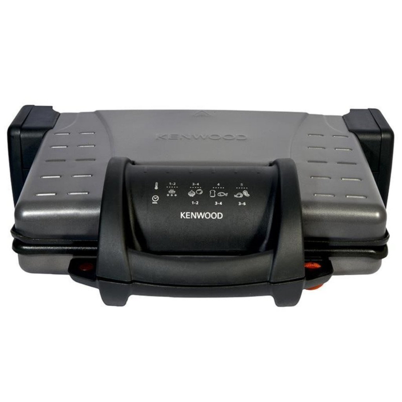 Kenwood τοστιέρα γκριλιέρα με αποσπώμενες πλάκες 2100w γκρι hg210, , medium-null