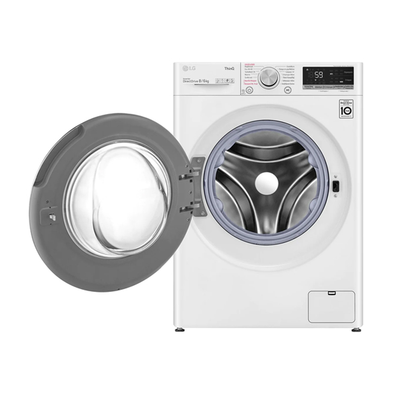 Lg f4dv508s0e &pi;&lambda;&upsilon;&nu;&tau;ή&rho;&iota;&omicron; & &sigma;&tau;&epsilon;&gamma;&nu;&omega;&tau;ή&rho;&iota;&omicron;, 8kg/6kg, 1400rpm, , medium-null