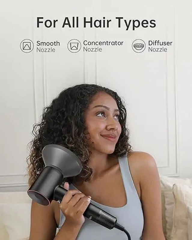 Laifen swift special high-speed hair dryer matte black, , medium-null