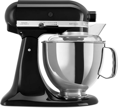 Kitchenaid mixer tilt-head 4.8l - artisan - onyx black, , medium
