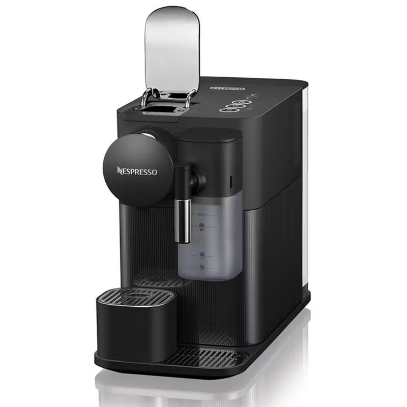 Delonghi lattissima one espresso machine 1450w pressure 19bar for espresso and cappuccino black, , medium-null