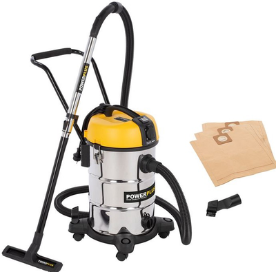 Powerplus powx3240 vacuum wet/dry 1200w-30l