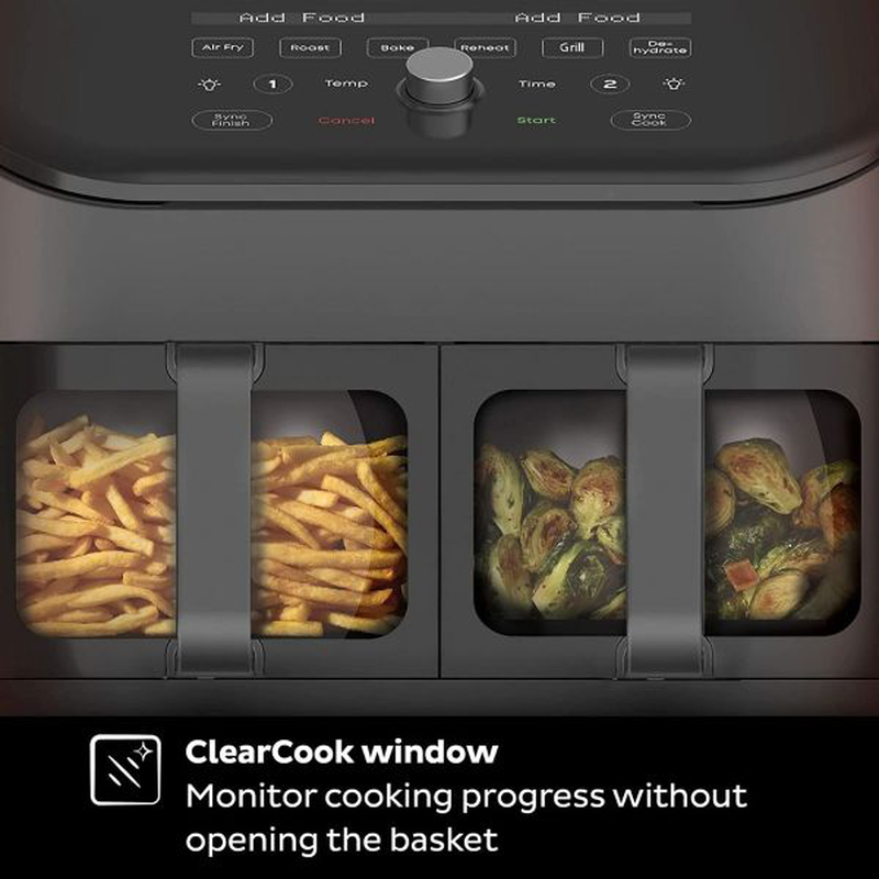 Instant vortex plus dual basket with clearcook - 7.6l, , medium image number null