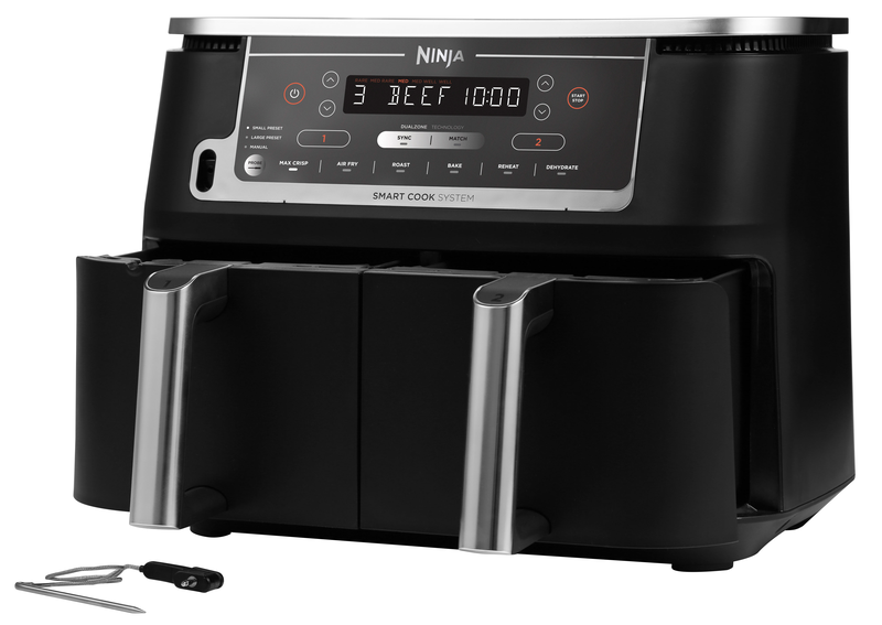 Ninja foodi φριτεζα αερα max διπλης ζωνης με συστημα εξυπνου μαγειρεματος af451eu image number null