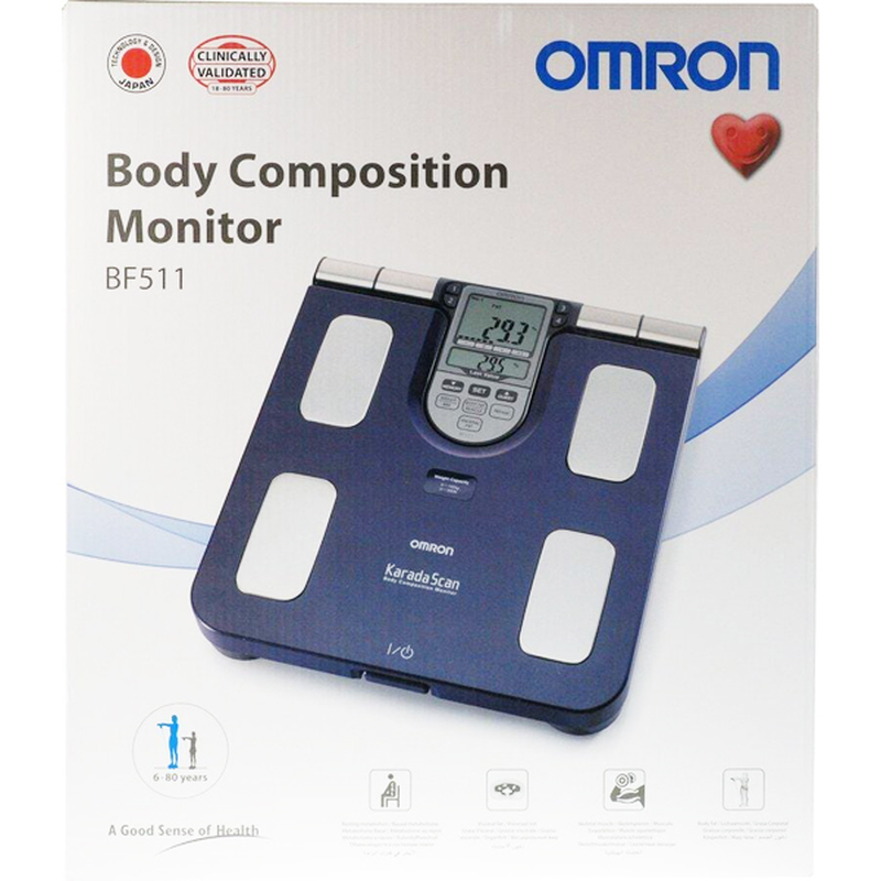 Product image: Omron bf-511 ψηφιακή ζυγαριά με λιπομετρητή, , medium-null