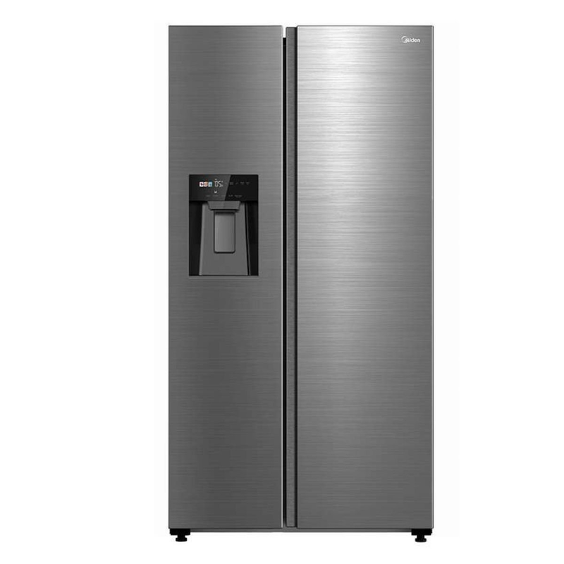 Midea &psi;&upsilon;&gamma;&epsilon;ί&omicron; side by side 573l dual inverter total no frost &mu;&epsilon; smart+ cooling, &delta;&iota;&alpha;&nu;&omicron;&mu;έ&alpha; &nu;&epsilon;&rho;&omicron;ύ & &pi;ά&gamma;&omicron;&upsilon; (&chi;&omega;&rho;ί&sigmaf; &sigma;ύ&nu;&delta;&epsilon;&sigma;&eta; &nu;&epsilon;&rho;&omicron;ύ), inox&nbsp;mdrs761myc46&nbsp;, , medium-null