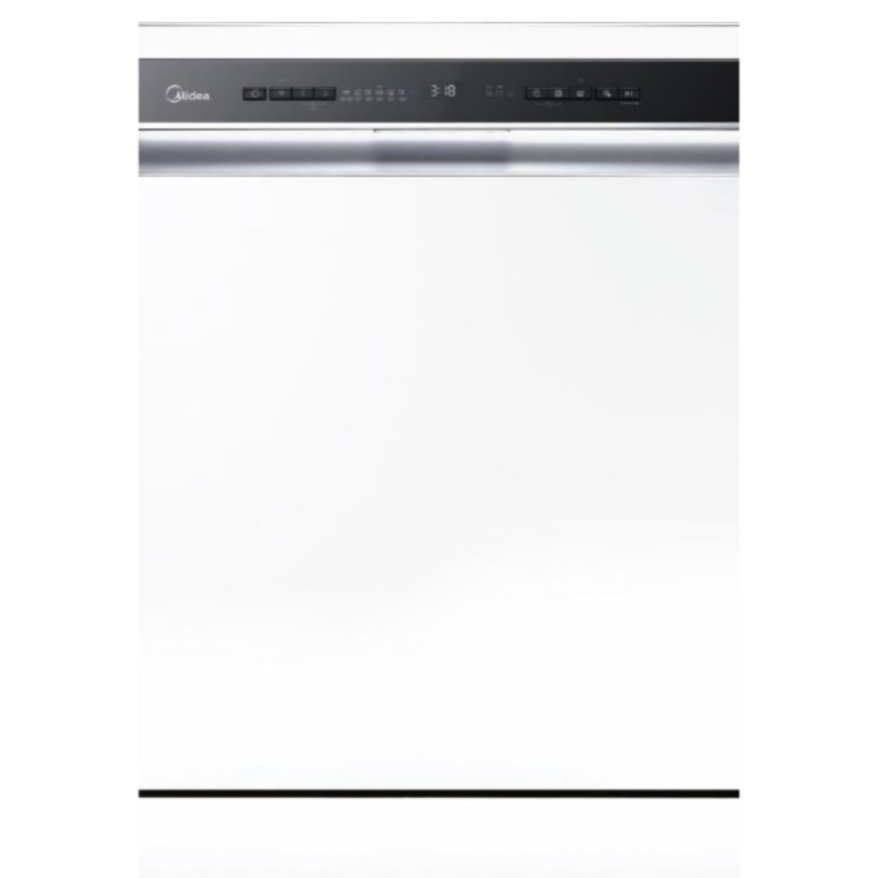 Product image: Midea πλυντήριο πιάτων με 9 προγράμματα και χωρητικότητα 14 σετ ενεργειακής κλάσης d, λευκό mfd60s500, , medium-null