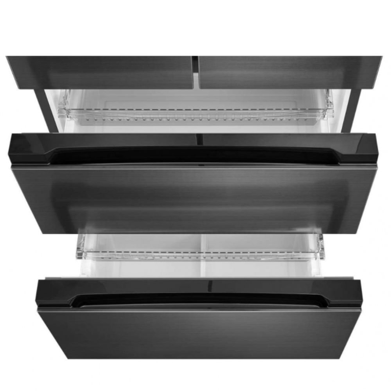 Product image: Midea 4-door french door ψυγείο 516l με inverter quattro, platinum fresh+ & Wi-Fi, inox, , medium-null