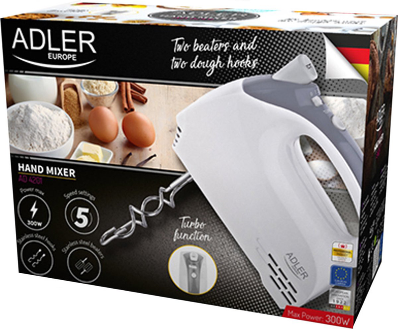 Adler hand mixer ad4201 300w, , medium-null