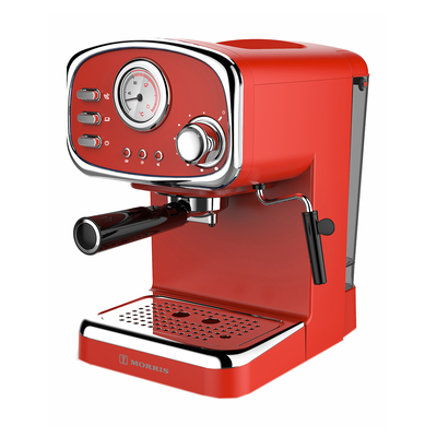 Morris r20808emr espresso &mu;&eta;&chi;&alpha;&nu;ή 1100w &pi;ί&epsilon;&sigma;&eta;&sigmaf; 20bar &gamma;&iota;&alpha; espresso retro red, Red, medium