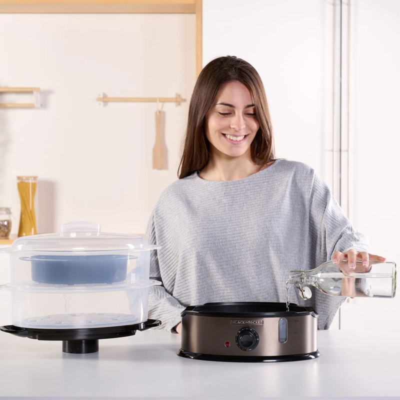 Black & decker bxst800e food steamer 800w, , medium image number null