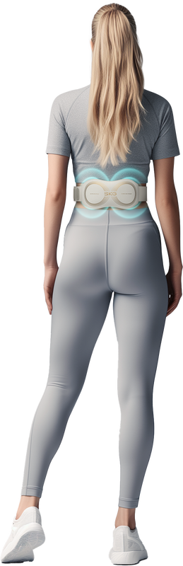 Skg waist massager hot compress-tens w7 pro, , medium-null