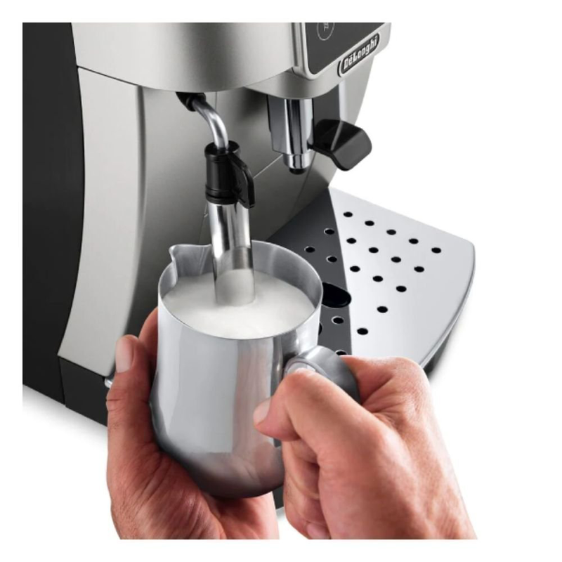 Delonghi magnifica start espresso &mu;&eta;&chi;&alpha;&nu;ή 1450w &pi;ί&epsilon;&sigma;&eta;&sigmaf; 15bar &gamma;&iota;&alpha; espresso, lungo silver, , medium-null