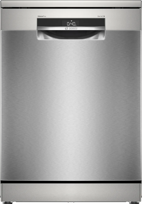 Sms6eci15e bosch series 6 freestanding dishwasher 60 cm brushed steel anti-fingerprint, 5 years guarantee-null