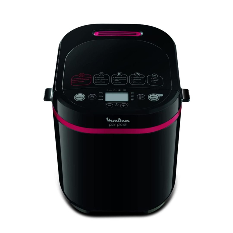 Product image: Moulinex pain plaisir αρτοπαρασκευαστής 720w με 17 προγράμματα, αντικολλητικό κάδο, 3 επιλογές βάρους ψωμιού, χρονοκαθυστέρηση, διατήρηση θερμοκρασίας & αυτόματο ψήσιμο θερμού αέρα ow220830, , medium-null