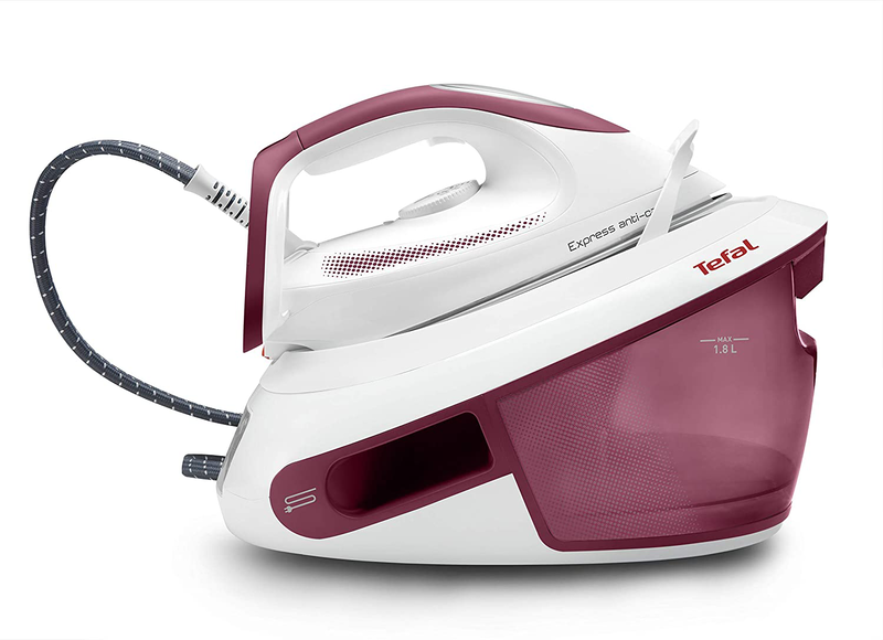 Tefal express sv8012 steam iron 2800w with durilium Airglide soleplate and continuous steam supply 120g/min, , medium-null