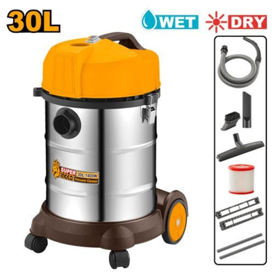 Ingco vacuum cleaner 30l wet&dry, , medium